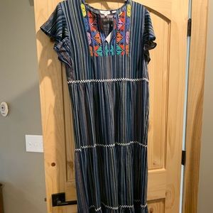 Anthropologie Multicolor Maxi Dress